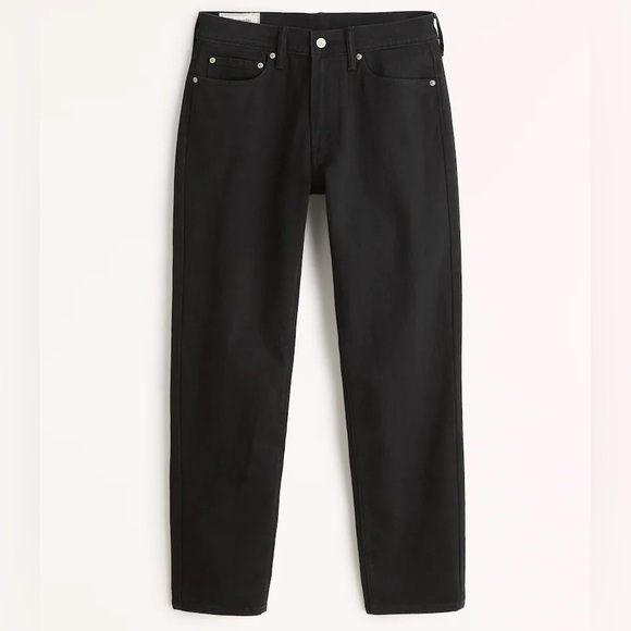Abercrombie & Fitch Other - Abercrombie & Fitch Black Straight Stretch Jeans 31x32